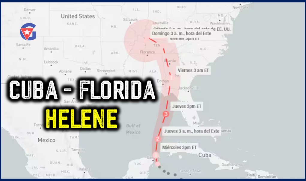 Trayectoria de la Tormenta Tropical Helene Evacuaciones y lluvias en Cuba y Florida Gente Cuba
